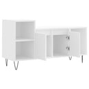 tv-bord 100x35x55 cm konstrueret træ hvid