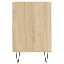 tv-bord 100x35x55 cm konstrueret træ sonoma-eg