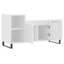 tv-bord 100x35x55 cm konstrueret træ hvid