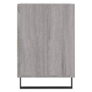tv-bord 100x35x55 cm konstrueret træ grå sonoma-eg
