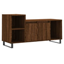 tv-bord 100x35x55 cm konstrueret træ brun egetræsfarve