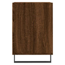 tv-bord 100x35x55 cm konstrueret træ brun egetræsfarve