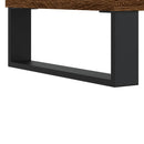 tv-bord 100x35x55 cm konstrueret træ brun egetræsfarve