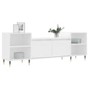 tv-bord 160x35x55 cm konstrueret træ hvid