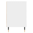 tv-bord 160x35x55 cm konstrueret træ hvid