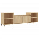 tv-bord 160x35x55 cm konstrueret træ sonoma-eg