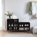 skoreol 102x36x60 cm konstrueret træ sort