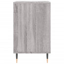 skoskab 102x36x60 cm konstrueret træ grå sonoma-eg