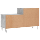 skoreol 102x36x60 cm konstrueret træ betongrå