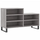skoskab 102x36x60 cm konstrueret træ grå sonoma-eg