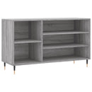 skoskab 102x36x60 cm konstrueret træ grå sonoma-eg