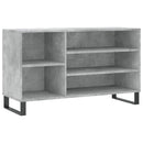 skoreol 102x36x60 cm konstrueret træ betongrå