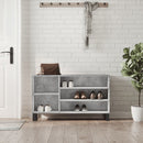 skoreol 102x36x60 cm konstrueret træ betongrå
