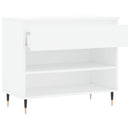 skoreol 70x36x60 cm konstrueret træ hvid