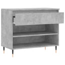 skoreol 70x36x60 cm konstrueret træ betongrå