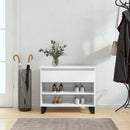 skoreol 70x36x60 cm konstrueret træ hvid højglans