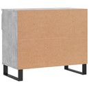 skoreol 70x36x60 cm konstrueret træ betongrå