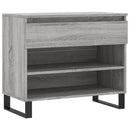 skoskab 102x36x60 cm konstrueret træ grå sonoma-eg