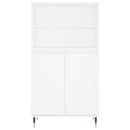 skab 60x36x110 cm konstrueret træ hvid