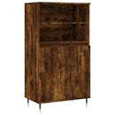 skab 60x36x110 cm konstrueret træ Røget egetræ
