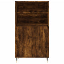 skab 60x36x110 cm konstrueret træ Røget egetræ