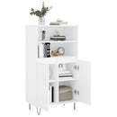 skab 60x36x110 cm konstrueret træ hvid