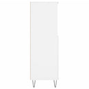 skab 60x36x110 cm konstrueret træ hvid