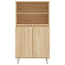 skab 60x36x110 cm konstrueret træ Sonoma-eg