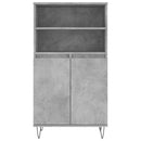 skab 60x36x110 cm konstrueret træ Betongrå