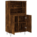 skab 60x36x110 cm konstrueret træ Røget egetræ