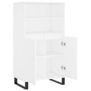 skab 60x36x110 cm konstrueret træ hvid