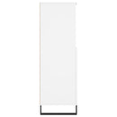 skab 60x36x110 cm konstrueret træ hvid