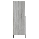 skab 60x36x110 cm konstrueret træ Grå sonoma-eg