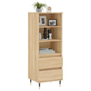 skab 40x36x110 cm konstrueret træ Sonoma-eg