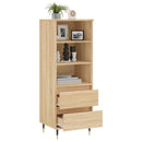 skab 40x36x110 cm konstrueret træ Sonoma-eg