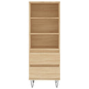skab 40x36x110 cm konstrueret træ Sonoma-eg