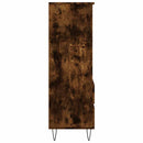 skab 40x36x110 cm konstrueret træ røget egetræ