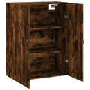 vægskab 69,5x34x90 cm konstrueret træ røget sonoma-eg