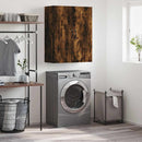 vægskab 69,5x34x90 cm konstrueret træ røget sonoma-eg