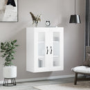 vægskab 69,5x34x90 cm konstrueret træ hvid