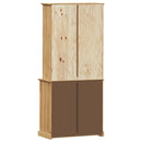 skænk VIGO 80x40x176 cm massivt fyrretræ