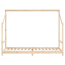 sengeramme til juniorseng 80x200 cm massivt fyrretræ
