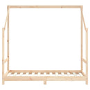 sengeramme til juniorseng 80x160 cm massivt fyrretræ