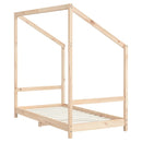 sengeramme til juniorseng 80x160 cm massivt fyrretræ