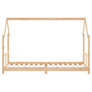 sengeramme til juniorseng 80x200 cm massivt fyrretræ