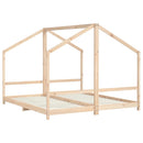 sengeramme til juniorseng 2x(90x200) cm massivt fyrretræ