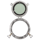 koøjespejl diam. 23 cm væghængt aluminium og glas