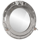 koøjespejl diam. 38 cm væghængt aluminium og glas