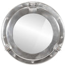 koøjespejl diam. 38 cm væghængt aluminium og glas