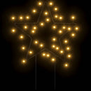 julestjerne med jordspyd 3 stk. 50 LED'er 29 cm